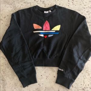 adidas cropped sweatshirt